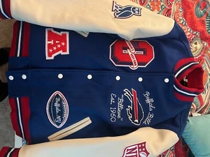 mens OVO buffalo bills varsity jacket - Picture 1 of 2