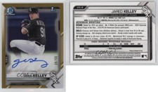 2021 Bowman Chrome Prospects Auto Gold Refractor /50 Jared Kelley #CPA-JK Auto