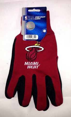 NBA Miami Heat Utility/Work Gloves - New Cover
