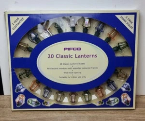Pifco Christmas Lights 20 Classic Lanterns With Box c.1990s Vintage.. - Picture 1 of 24