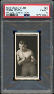 1928 Ogden's Pugilists in Action Tobacco Frank Moody #29 PSA 6 Boxing - Picture 1 of 2