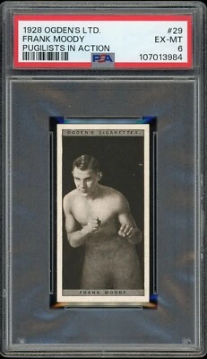 1928 Ogden's Pugilists in Action Tobacco Frank Moody #29 PSA 6 Boxing - Image 1 of 2