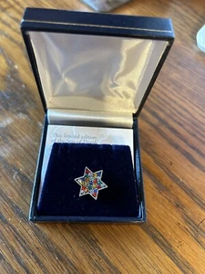 LIMITED EDITION MICHAL NEGRIN SWAROVSKI CRYSTAL STAR OF DAVID AND FREE SHIPPING - Picture 1 of 8