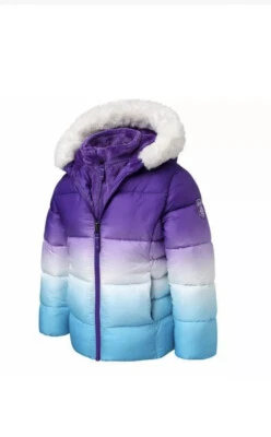 SNOZU ребенка ясельного возраста девочки зимние теплые с капюшоном пальто куртка Kids верхняя одежда размер 18 месяцев - Изображение 1 из 4