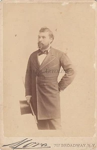 * CABINET CARD - Photo Jose Mora - Ferenc Mora (707 Broadway New York) - Picture 1 of 2