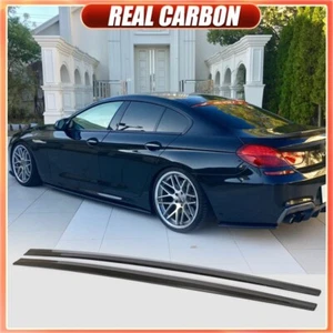 Extensión de faldones laterales de carbono real para BMW Serie 6 F06 650i M Sport Gran Coupé - Imagen 1 de 14