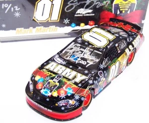 1:24 ACTION 2007 #01 ARMY SAM BASS HOLIDAY MARK MARTIN ARTIST AUTOGRAPHED #10/12 - Picture 1 of 10