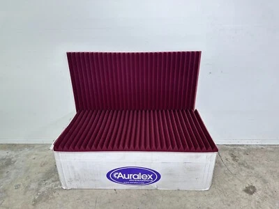 (Novo) Auralex 2" Studiofoam Wedge-24 (Borgonha) - 12 Peças 2SF24BUR - Imagem 1 de 4