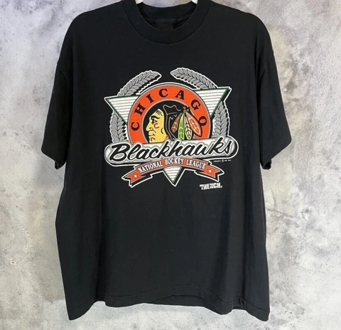 Chicago Blackhawks NHL Graphic Retro 91s T-Shirt Gift For Fans Hockeys Cover