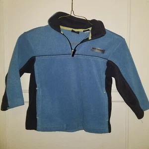 Toddler Boys XS, Fits Like 5T GAP Beand Collared 1/4 Zip Blue Sweater Jacket - Picture 1 of 10