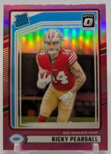 2024 Panini Donruss Ricky Pearsall Rated Rookie #318 Optic Preview Pink Holo - Picture 1 of 3