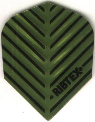 TON JUNKIE DARTS Gold Ribtex Dart Flights: 3 per set