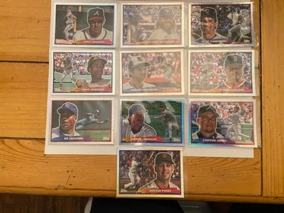 Topps Archives 2022 - Lote Big Foil 1988 (10) Posey Jackson Clemens Sandberg ++ Foto 1 de 4