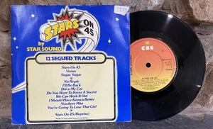 Star Sound - Stars On 45 - 7" Single 1981 CBS Records A1102 inc Beatles Medley - Picture 1 of 4