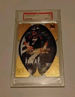 1998 Proline III DC #59 John Elway PSA 7 NM Denver Broncos - Image 1 of 2