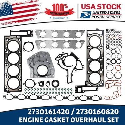 Kit de junta de culata de repuesto OEM para A2730161420 para Mercedes-Benz G500 2009-2015 Foto 1 de 4