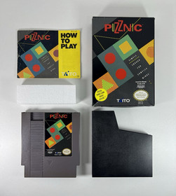 Puzznic for Nintendo NES Complete Cleaned and Play Tested