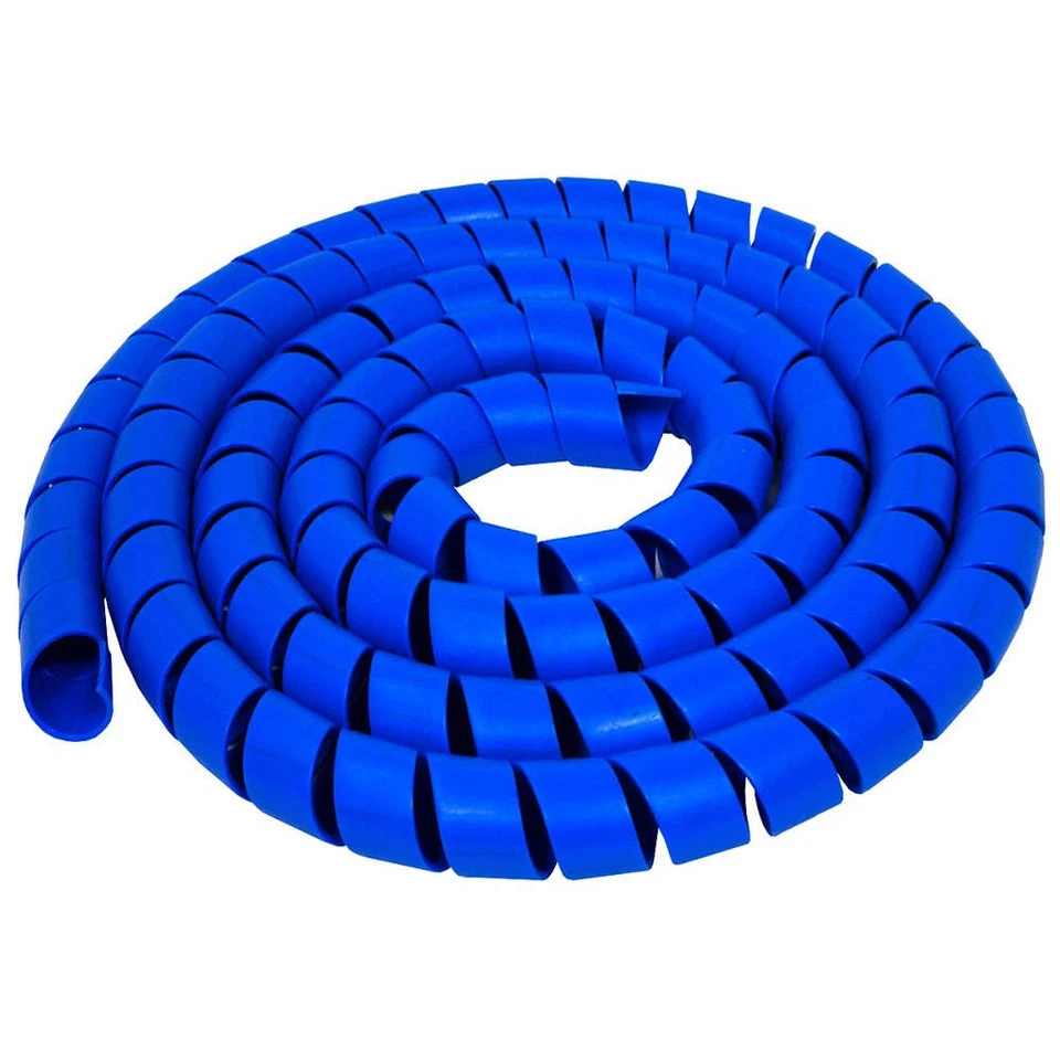 ELECTRIDUCT  Spiral Wrap,50 ft. L,12mm W,Color Blue 800HL7 - Image 1 of 1
