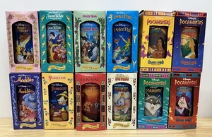 Walt Disney Collector Series Cups Burger King 1994 Complete Set Of 12 - Foto 1 di 20