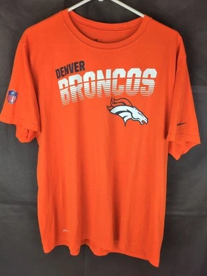 Denver Broncos Nike NFL On Field Nike Camiseta Para Hombres XL Camisa Manga Corta Naranja Usada en Excelente Condición Foto 1 de 4