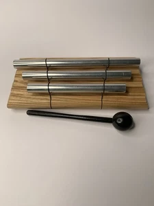 J W Stannard Motivation Energy Chime w/Mallet Zen Meditation Trio Classroom Use - Picture 1 of 7