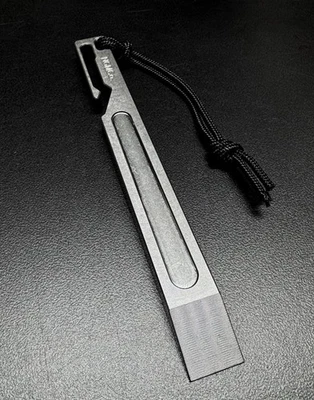 Barra de palanca de titanio Nice Guy Machine Co. NGMC “perro crudo de tamaño promedio” Foto 1 de 4