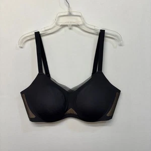 Honeylove Crossover Bra 1X (40 C/D) Wireless Mesh Adjustable Black C018 -19 - Picture 1 of 13