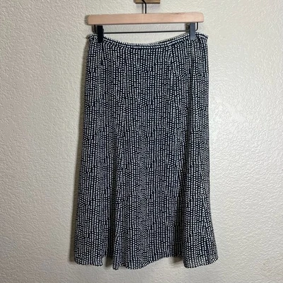 Jones Wear Polyester Maxi Skirt SZ 4 Polka Dots Foto 1 de 4