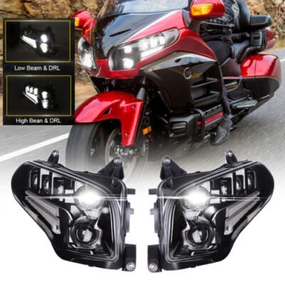 Accesorios faros delanteros LED luz de conducción para Honda GoldWing GL1800 2001-17 Foto 1 de 4