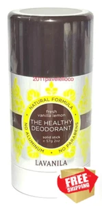 Lavanila The Healthy Deodorant , FRESH VANILLA LEMON ~ 2 Oz - Picture 1 of 5