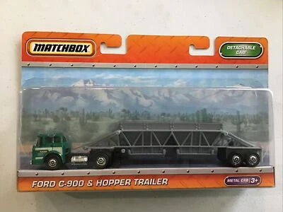Matchbox Super Convoy Ford C-900 With Hopper Trailer (bent card see photos) - Image 1 of 4