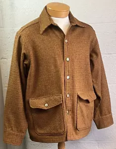 Giacca utility vintage Paul Stuart pied de poule tweed lana taglia L - Foto 1 di 10