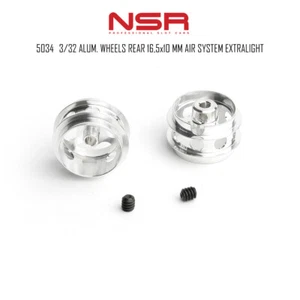 NSR 5034 3/32" Aluminum Rear Wheels 16.5x10mm Air Extralight (x2) - Picture 1 of 1