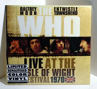 THE WHO Live At The Isle Of Wight Festival 1970 GOLD COLOR VINYL 3xLP Sealed - Image 1 of 2