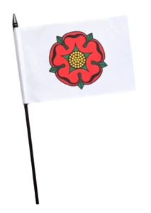 Lancashire County Civil Small Hand Flag (6" x 4") - LAST FEW - Picture 1 of 2