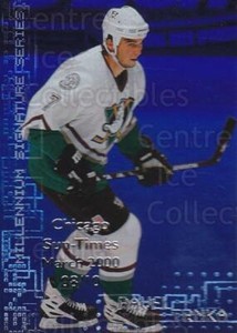 1999-00 BAP Millennium Chicago Sun Times Sapphire #7 Pavel Trnka
