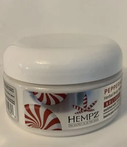Hempz Peppermint Vanilla Swirl HERBAL BODY BUTTER 8 oz Limited Edition - Picture 1 of 1