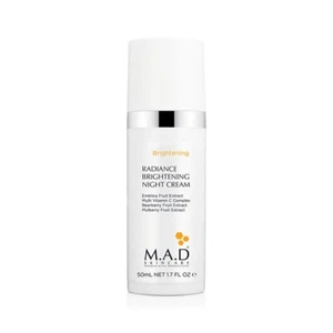 M.A.D Skincare Radiance Brightening Night Cream - Anti Aging Lightening PM Cream - Picture 1 of 1