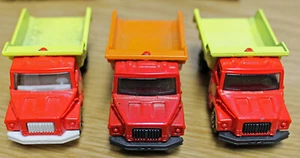 Majorette 1976 Mint MADE IN FRANCE Scania tipper 3 Truck variations - Picture 1 of 8