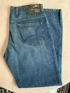 Hurley Vaqueros Hombre Denim 999, Nuevos Sin Etiquetas, Talla 34"x32", ajuste clásico - Imagen 1 de 4