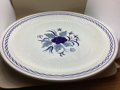 Vintage Collectible Pottery Pair of Adams Baltic Ironstone 9" Dinner Plates x 2 - Image 1 of 4