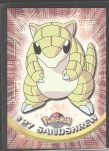 #27 Sandshrew | 1999 Pokémon TV Anime S1 | EX | Black Logo - Picture 1 of 2
