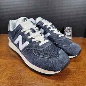 Zapatillas New Balance Para Hombre 574 Azul Marino con Blanco U574RH2 Gamuza Superior - Talla 11.5 - Imagen 1 de 11