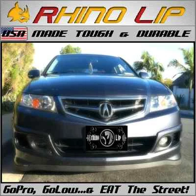 Acura Honda Flex Front Apron Valance Chin Lip Under Spoiler Splitter Trim Edge * - Imagen 1 de 4