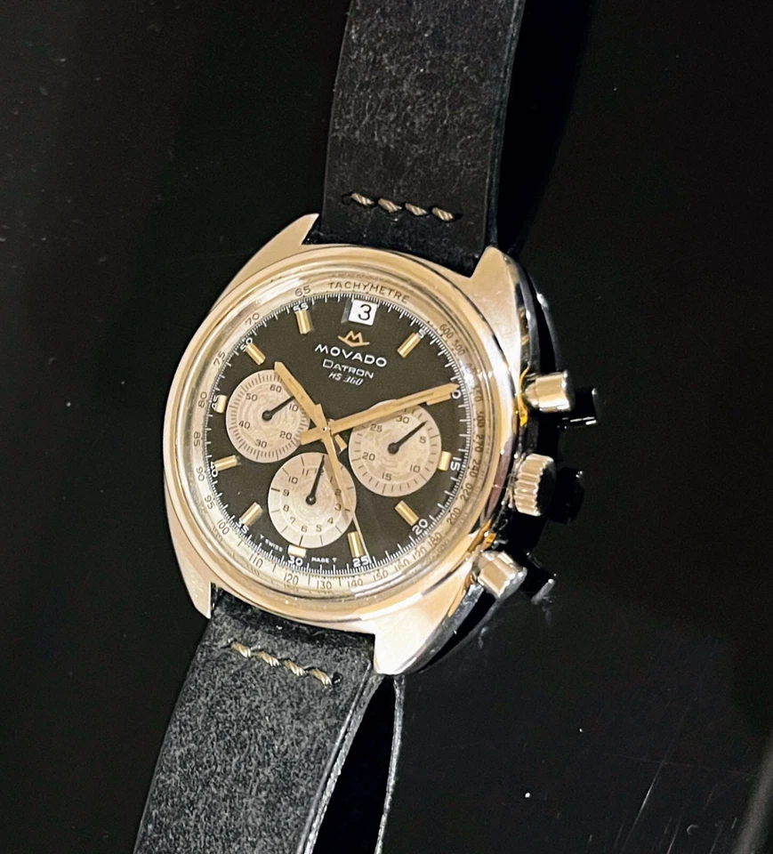 Movado Datron HS 360 Zenith El Primero 3019 PHC vintage chronograph - Image 1 of 4
