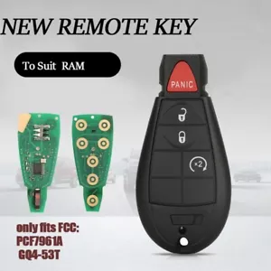 OEM Remote Start For Dodge Ram 2013 2014 2015 2016 17 18 19 GQ4-53T Keyless Key - Picture 1 of 6