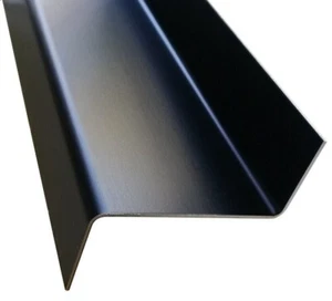 Z-Profile 1mm Aluminium Unilatéralement Ral 9005 Noir ( Eins. Film Protecteur) - Imagen 1 de 5