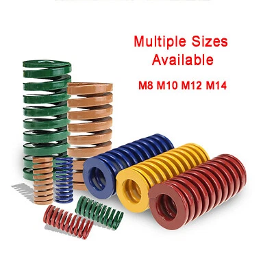 Farbe M8/10/12/14 Druckfeder, Metallfeder Spiralfeder 65Mn Federstahl Schimmel