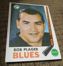 1969-70 Topps Hockey # 13 Bob Plager St.Louis Blues NM