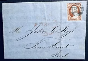 #11A - 32L1L, Experimental Orange Brown, copertina, a Boston, Ex Amonette DEC. 1851 - Foto 1 di 4